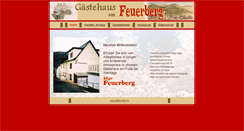 Desktop Screenshot of gaestehaus-am-feuerberg.de