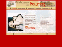 Tablet Screenshot of gaestehaus-am-feuerberg.de